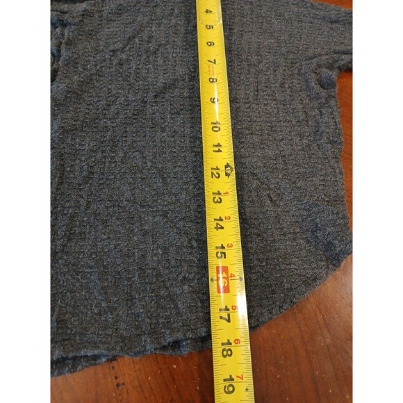 Velvet for Calypso St. Barth Womens Gray Waffle Knit Pullover Sweater Top Size M - Picture 8 of 10